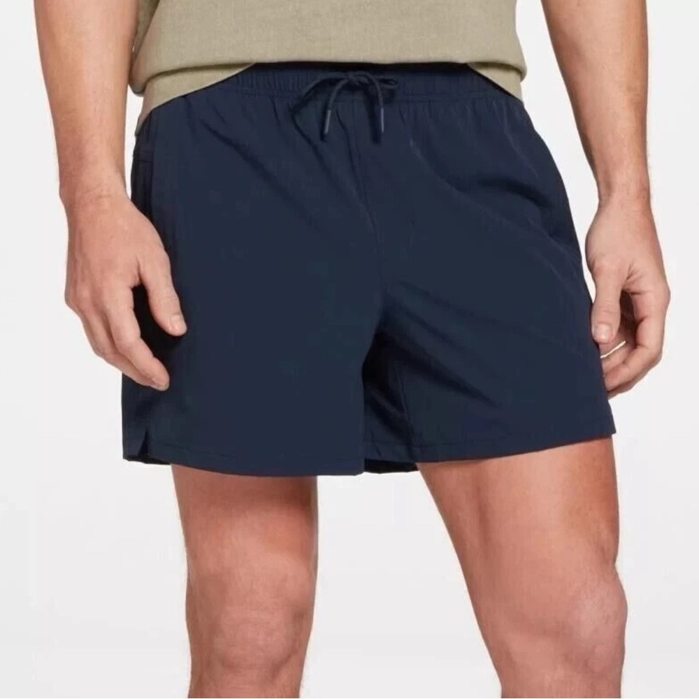 VRST Mens Woven Nylon 5" Short with Pockets XL  -Darker Ardosia Slate-